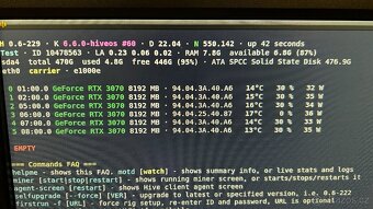 GPU rig miner - 6x RTX 3070 - 4
