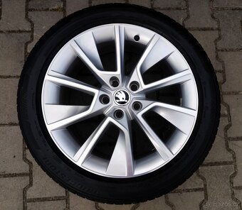 Alu kola originál Škoda Karoq 5x112 R18 Braga - 4