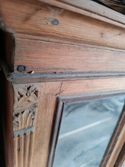 Kredenc vrchní díl , starožitný - 4