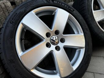 Orig.ALU sada r17 VW PASSAT B7,B8 5ks+zánovní MICHELIN - 4