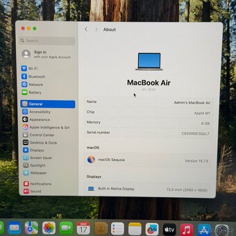 Macbook Air 13(2020) Apple M1,1 rok záruka - 4