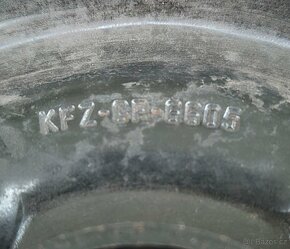 1 ks plechový disk zn. KFZ 5,5Jx14 ET45 (platí do smazání) - 4