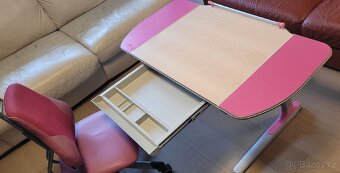 Set rostoucí židle a stůl Mayer pro děti 130 - 160cm Růžový - 4