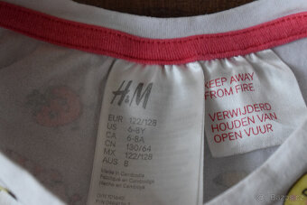 Pyžamo H&M vel. 122/128 - 4