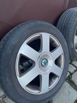 Sada originálních letních ALU kol 15 Škoda originál - 4