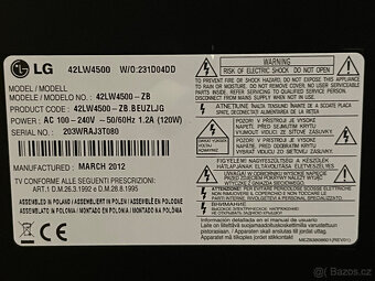 3D LED TV LG 42LW4500 - 4