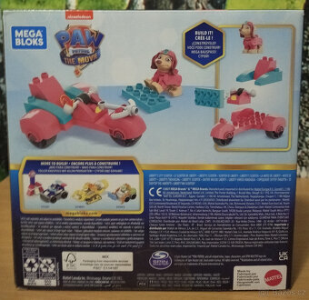 Mega Bloks Tlapková patrola Liberty a její motorka NOVÁ - 4
