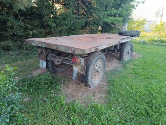 vlečka za traktor, podvozek pro včelník, umístění reklamy - 4
