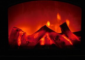 Hranatý dekorativní krb s efektem plamene - 4