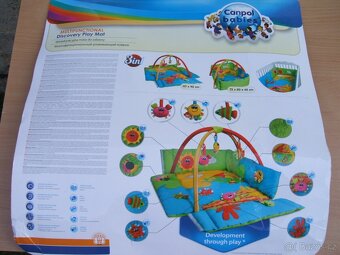 Canpol Colorfull Ocean-multifunkční hrací deka s hrazdičkou - 4