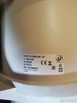 potrubní diagonální ventilátor. TD 500/160 3V. . - 4