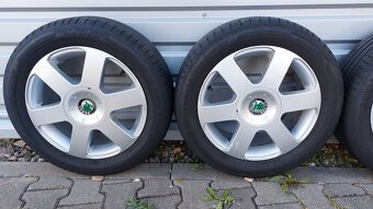 Alu kola 5x112 r16 originál Škoda Octavia II - 4
