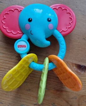 Chrastítko Fisher-Price, měkké kostky, knížka do vody - 4