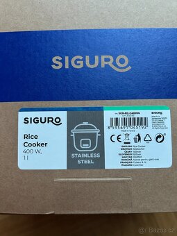 Rýžovar Siguro RC-C400SU Rice Chef Pro - 4