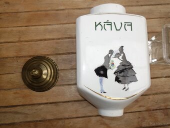 Porcelánový kafemlýnek na zeď, ROKOKO - 4