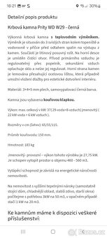 Krbová kamna s výměníkem - 4