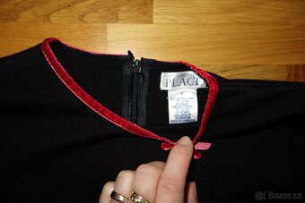 Černé dívčí sváteční šaty vel.128/134 - 4