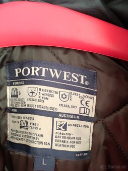 Pracovní vyteplená bunda Portwest, vel.l..nova - 4