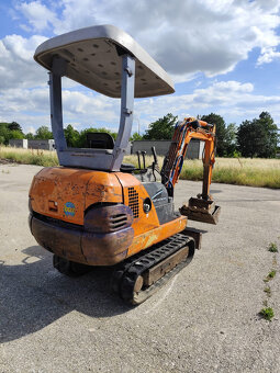 Minibagr Hitachi FH15. 2x lyžica - 4