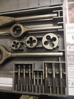 P:sada závitníků narex M1 čssr - 4