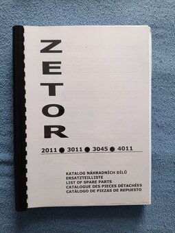 Dílenská příručka Zetor 2011, 3011,4011 - 4