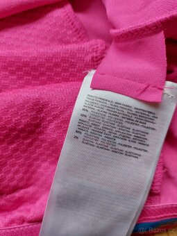 Nový dámský cyklistický dres, vel. 42, L, neon růžová - 4