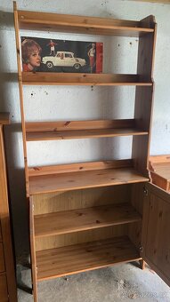Ikea Leksvik knihovna antik Hemnes masiv - 4