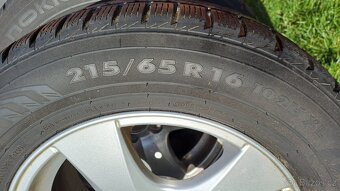 Volvo orig. alu disk se zimní pneu Nokian  215/65/R16 - 4