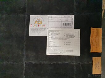 oboustranný koberec z hovězí kožešiny, 3x2 m - 4