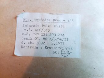 Intarzie - obrazy 70 - tá léta - RETRO - 4