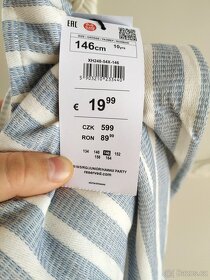 Nové přírodní šaty Reserved 134 a 140 podzimní PC 600 - 4