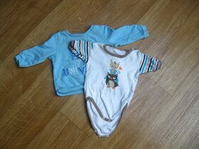Kojenecké oblečení - body, trička, kabátek, velikost 80 - 4