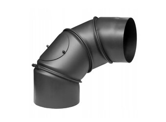 Kouřovod 120cm: 4-segmentové koleno + trubka 25cm - 4