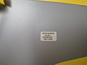 kryty vnějších zrcátek stříbrné Kia Rio (YB) H8431ADE00SL - 4