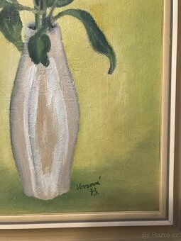 Obraz - kytice ve váze - Vovsová - 4