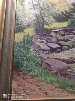 Obraz olej na kartonu - 4