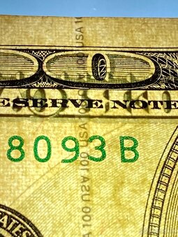 USA - Bankovka 100 Dollars 1996 - Serie AL - 4