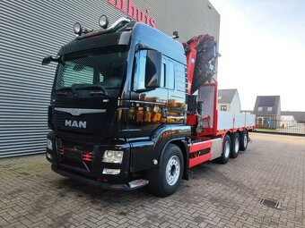 MAN TGS 35.480-8x4–Tridem–Valník+HR-HMF 4020 K-5+JIP FJ1000 - 4