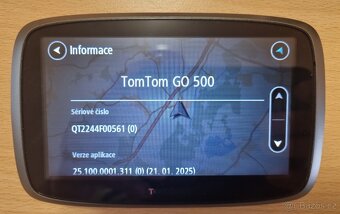 TomTom GO 500 nejnovější mapy střední Evropy 2025 - 4