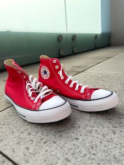 Converse CHUCK TAYLOR ALL STAR HI - Vysoké tenisky Red 41.5 - 4