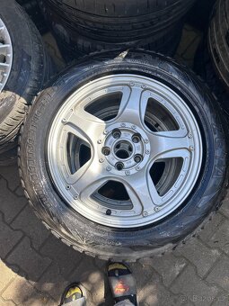 Zimní sada RARITNÍCH alu kol Audi Allroad C5 R17 - NOVÉ PNEU - 4