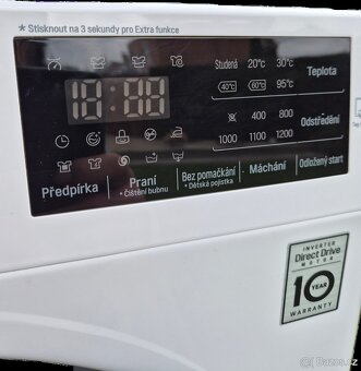 Pračka LG F72U20DNO – 7 kg, plně funkční - 4