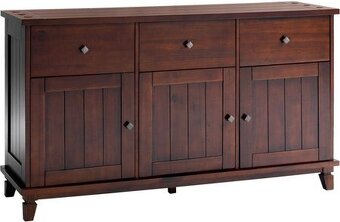 Prodám set masivního akáciového nábytku JYSK Fredericia - 4