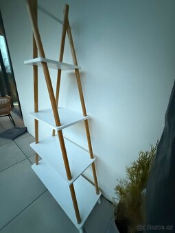 Prodám LIVARNO HOME Teepee – policový regál, bílý (4 police) - 4
