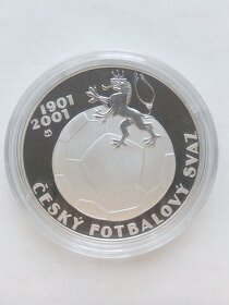 Pamětní mince 200Kč 2001 Fotbal proof - 4