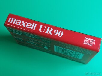 MC Audiokazeta Kazeta MAXELL UR 90 Nová zabalená - 4
