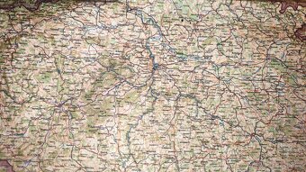 Velká mapa Československa z roku 1947. - 4