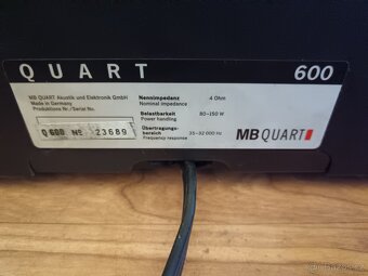 MB QUART 600 ŠPIČKOVÉ NĚMECKÉ REPROBEDNY - 4