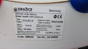 Bojler Dražice 15l - 4