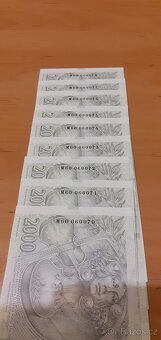 Bankovka NM 2000 série M, 9 ks po sobě jdoucích. (0-8) - 4